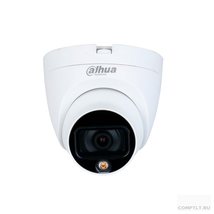 EZ-IP EZ-HAC-T6B20P-LED-0280B Видеокамера HDCVI купольная, 1/2.8" 2Мп КМОП, 2.8мм объектив, Full Color, 4в1CVI/TVI/AHD/CVBS, IP67