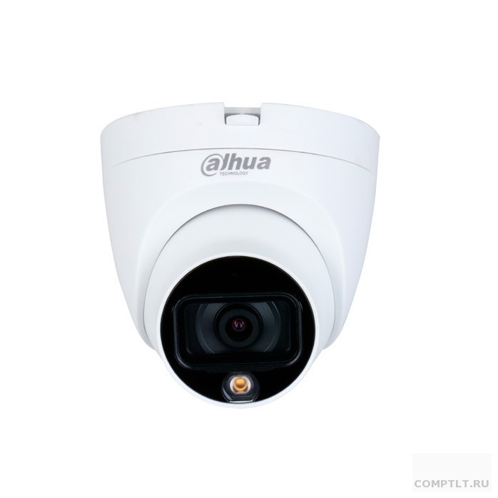 EZ-IP EZ-HAC-T6B20P-LED-0360B Видеокамера HDCVI купольная, 1/2.8" 2Мп КМОП, 3.6мм объектив, Full Color, 4в1CVI/TVI/AHD/CVBS, IP67
