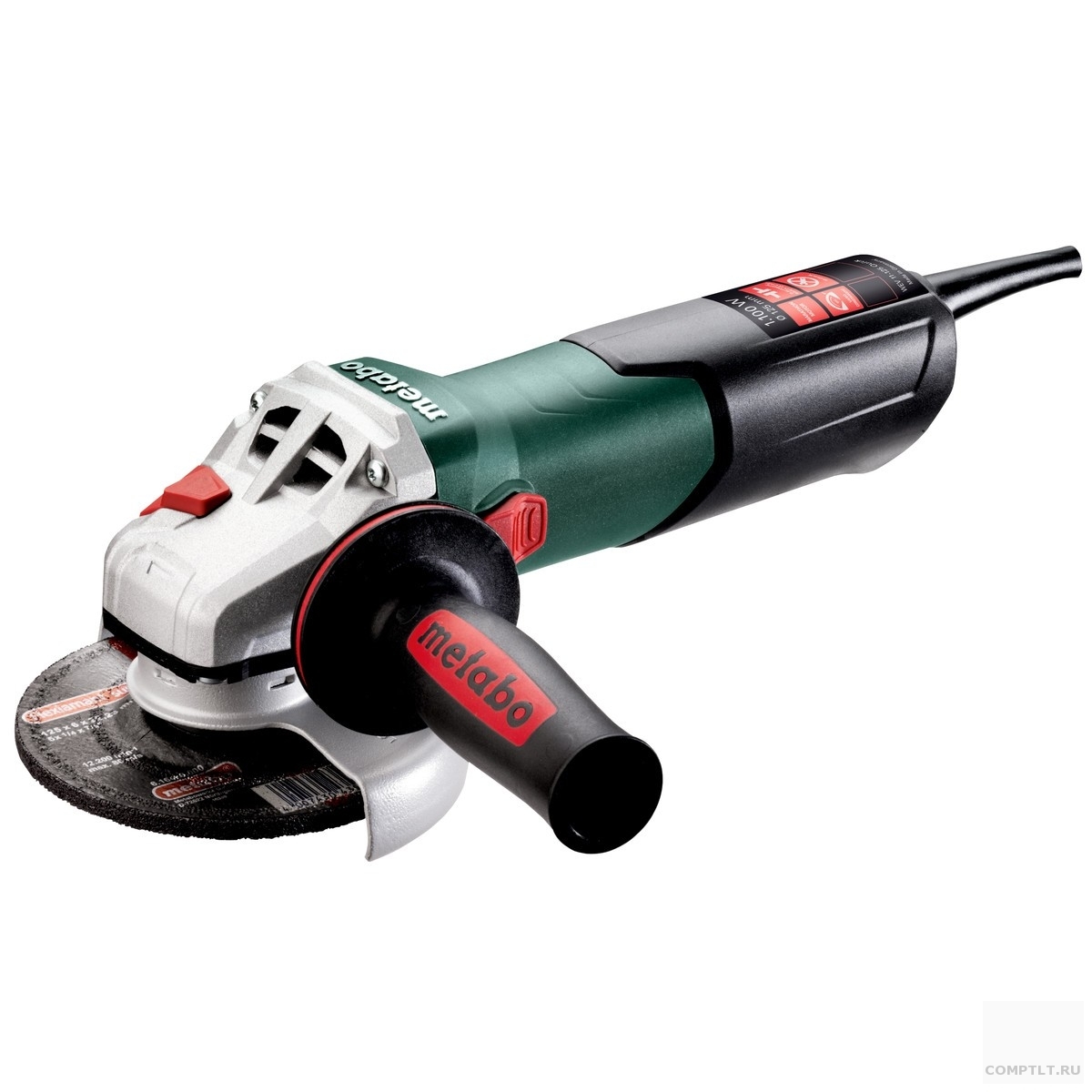 Metabo WEV 11-125 Quick Угловая шлифовальная машина 603625500  1100вт,125мм,эл-ка,рег,кейс 