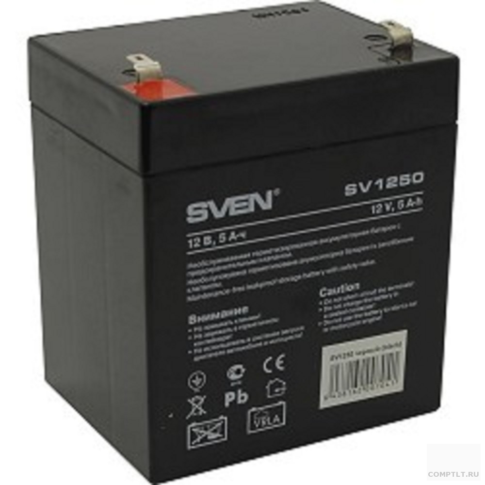 Sven SV1250 12V 5Ah батарея аккумуляторная