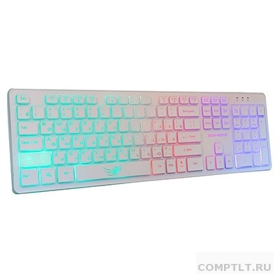 Dialog Gan-Kata Клавиатура KGK-17U WHITE - игровая с RGB-подсветкой, USB, белая