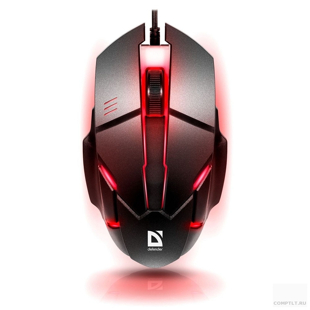 Defender Host MB-982 52982  Проводная оптическая мышь, 7 цветов,1000 dpi, черный 