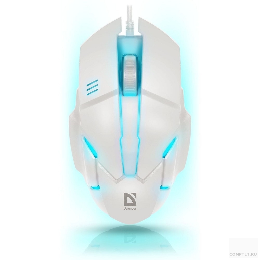 Defender Host MB-982 52983  Проводная оптическая мышь, 7 цветов,1000 dpi, белый 