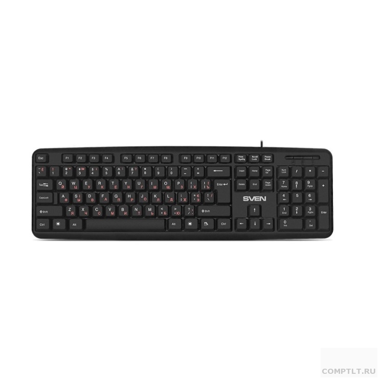 Клавиатура Sven KB-S230 чёрная 104кл, каб. 2м