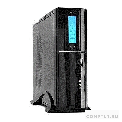 PowerCool Корпус S0506-300W Desktop, Black, SFX 300W-80mm, 248pin, LCD  датч. темп.3шт