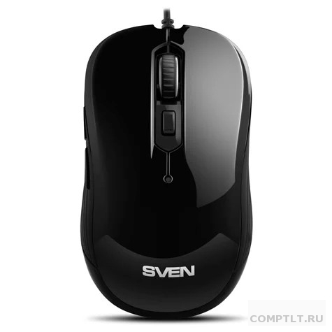 Мышь Sven RX-520S чёрная бесшумн. клав, 51кл. 3200DPI, блист