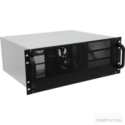 Procase RM438-B-0 Корпус 4U server case,3x5.258HDD,черный,без блока питания,глубина 380мм, MB ATX 12"x9.6"