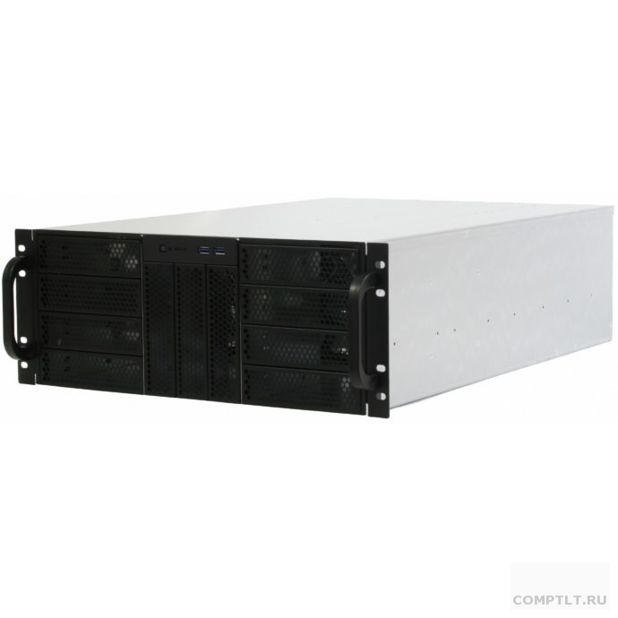 Procase Корпус 4U server case,11x5.250HDD,черный,без блока питания,глубина 450мм,MB ATX 12"x9,6"  RE411-D11H0-A-45