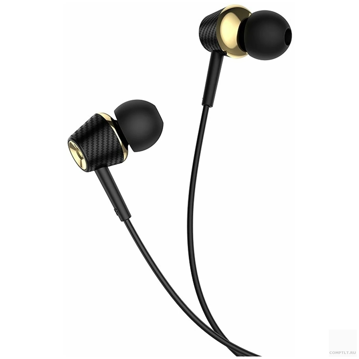 HOCO M70/ Наушники  микрофон/ Кнопка ответа/ 1.2м/ 3.5 mm jack/ Black