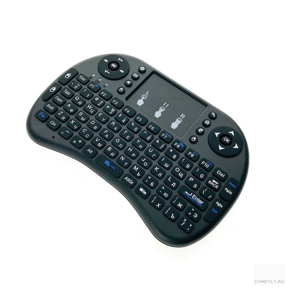 Клавиатура мини Espada i8wh Smart TV тачпад, ААА2, без подсветки, беспроводная