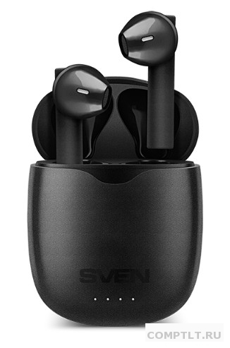 Наушники SVEN E-717BT,чер,BТ,TWS, заряд кейс, беспровод, стерео