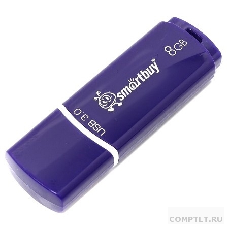 Smartbuy USB Drive 8GB Crown Blue SB8GBCRW-Bl