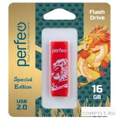 Perfeo USB Drive 16GB C04 Red Lion PF-C04RL016