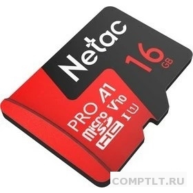 Micro SecureDigital 16GB Netac MicroSD card P500 Extreme Pro, retail version w/SD adapter