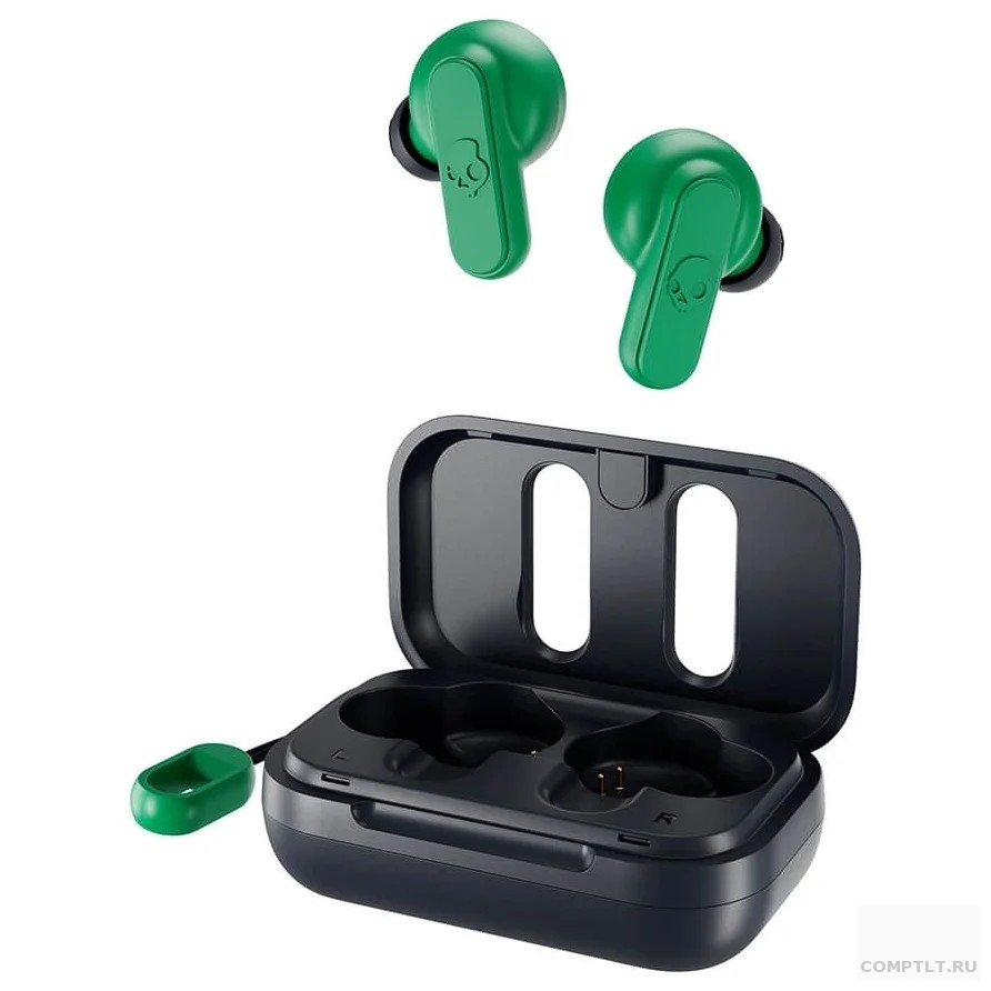 Skullcandy S2DMW-P750 Наушники TWS беспроводные внутриканальные DIME TRUE WIRELESS IN-EAR, сине-зеленые