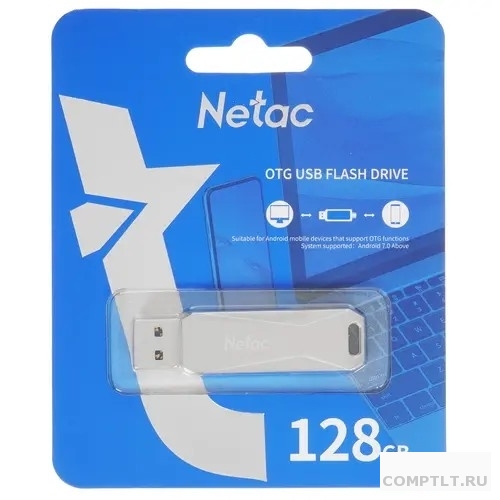 Netac USB Drive 128GB U782C USB3.0TypeC Dual NT03U782C-128G-30PN