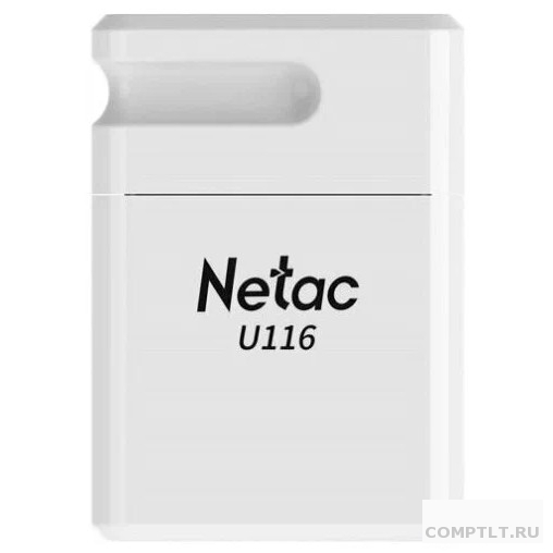 Netac USB Drive 128GB U116 128Gb NT03U116N-128G-30WH, USB3.0, миниатюрная пластиковая белая