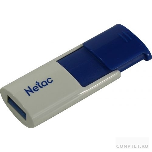 Netac USB Drive 16GB U182 Blue NT03U182N-016G-30BL, USB3.0, сдвижной корпус, пластиковая бело-синяя