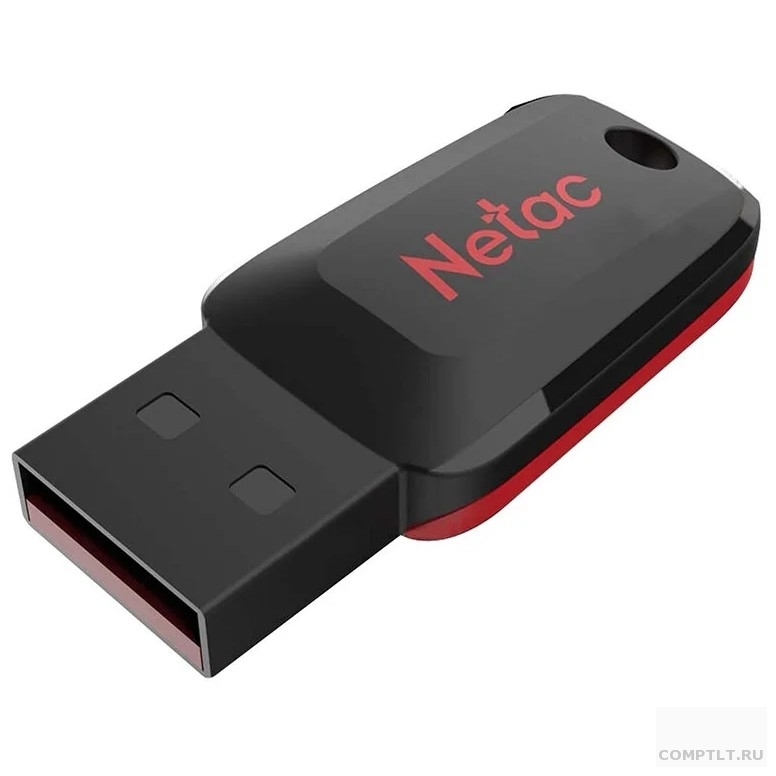 Netac USB Drive 16GB U197 NT03U197N-016G-20BK, USB2.0, пластиковая, черная