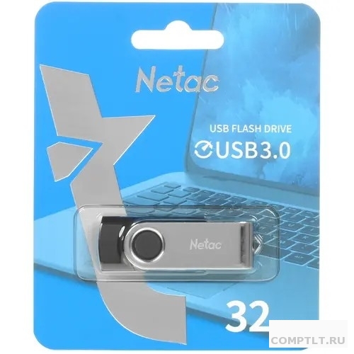 Netac USB Drive 32GB U505 USB3.0, ABSMetal housing NT03U505N-032G-30BK