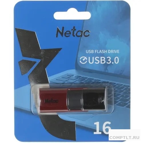 Netac USB Drive 16GB U182 Red USB3.0,retractable NT03U182N-016G-30RE