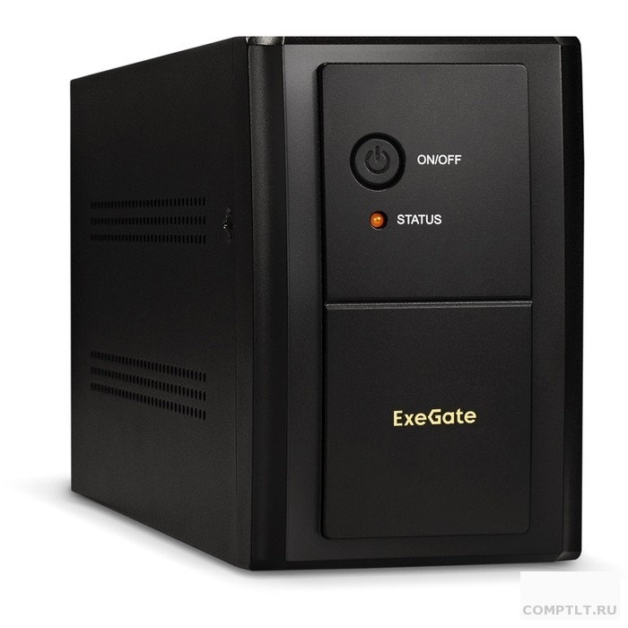 Exegate EX292608RUS ИБП ExeGate SpecialPro UNB-2000.LED.AVR.4C13.RJ.USB 2000VA/1200W, LED, AVR,4C13, RJ45/11,USB, металлический корпус, Black