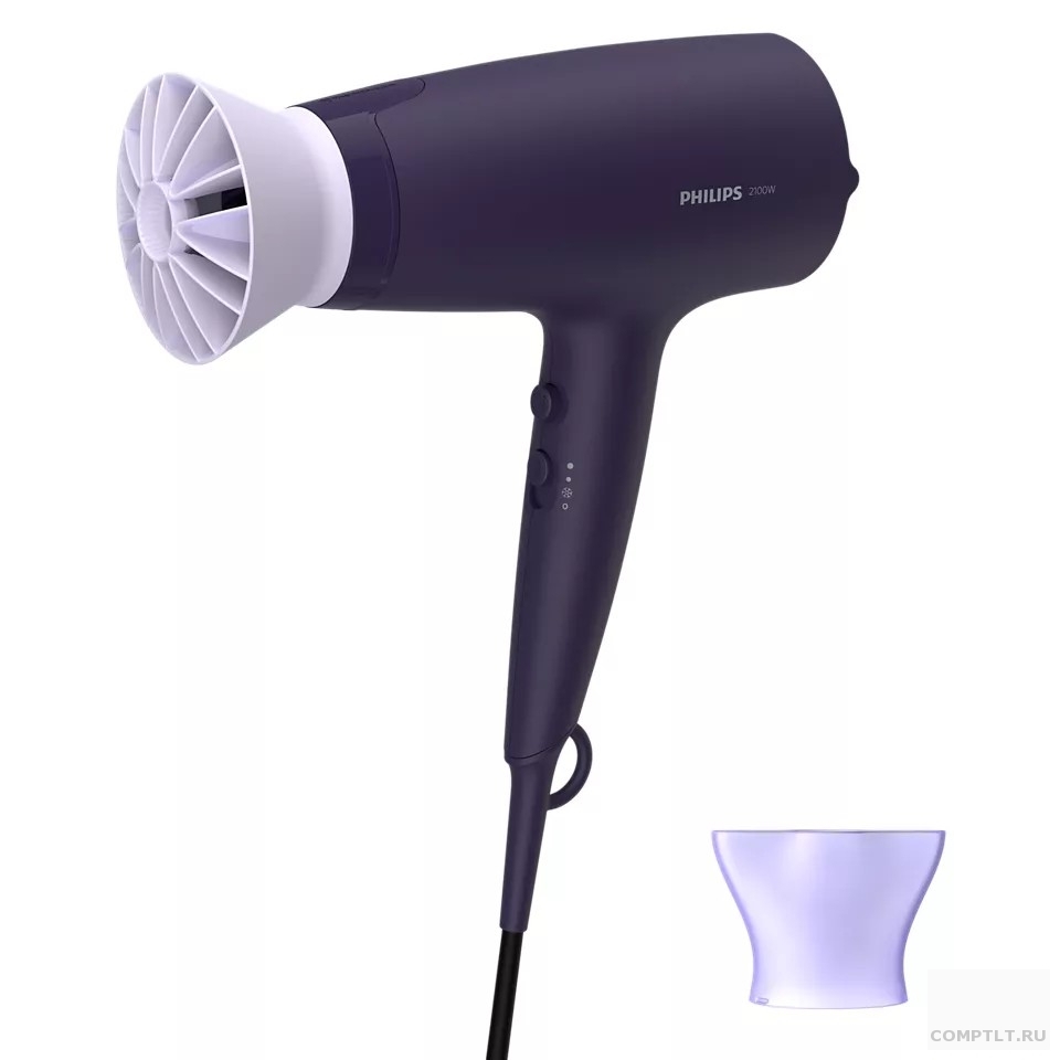 PHILIPS BHD340/10 Фен, 2100 Вт, фиолетовый