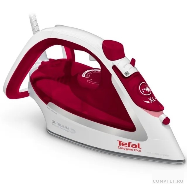 TEFAL FV5717E0 Утюг, 2500Вт, 195г, белый/бордовый