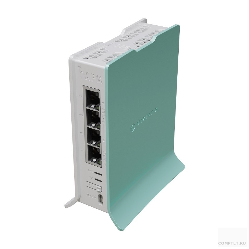 MikroTik L41G-2axD Маршрутизатор Hap AX lite, AX600, Wi-Fi 6, 4RJ45 1Gbit