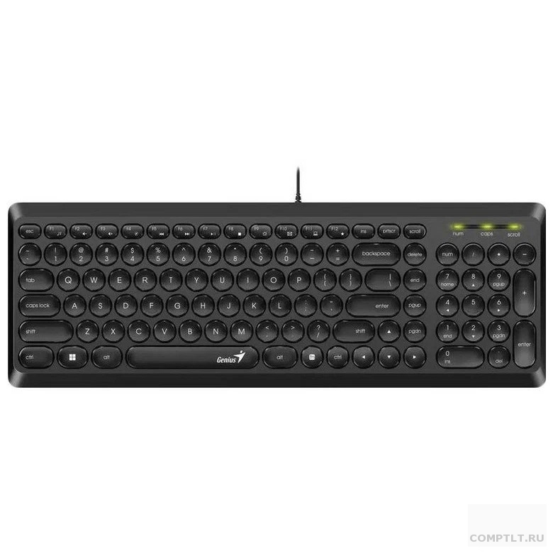 Клавиатура проводная Genius SlimStar Q200 black USB 31310020402
