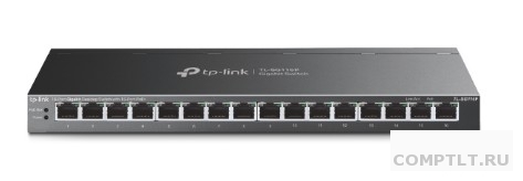 TP-Link TL-SG116P Настольный коммутатор с 16 гигабитными портами PoE