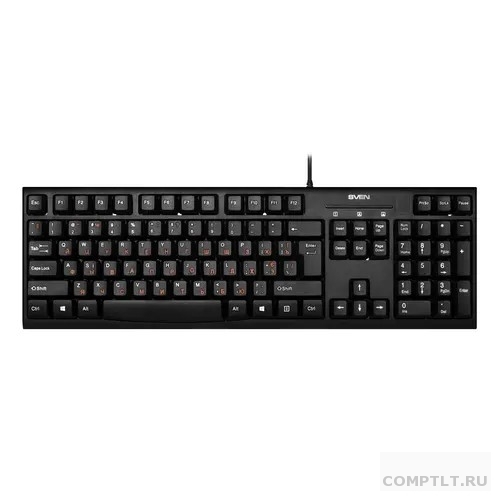 Клавиатура SVEN KB-S300 чёрная 104кл.