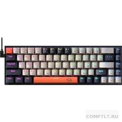 Redragon Механическая клавиатура Ryze Проводная,RGB, красные свичи 71342